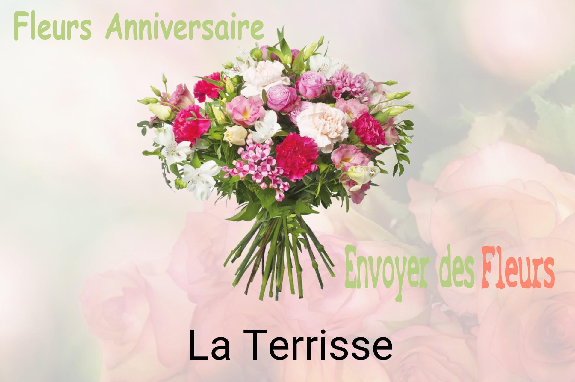 Bouquet de fleurs d’anniversaire livré à La Terrisse
